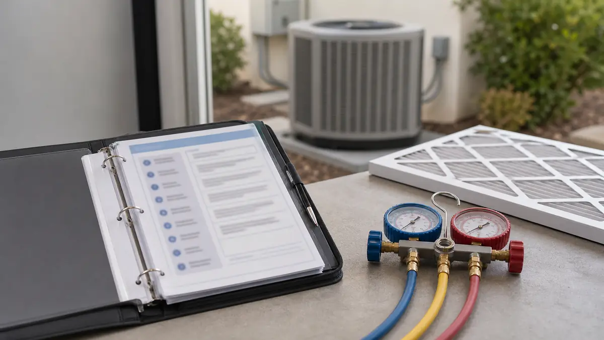 Illustration of common Trane HVAC questions answered for Arcadia, CA homeowners
